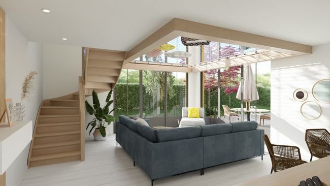Rendu 3D intérieur extension